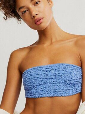 NWT Free People Bea Bandeau in Larkspur